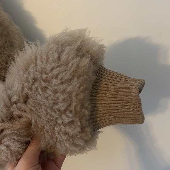 MADEWELL SHEARLING BOMBER JACKET - Picture 3 of 6